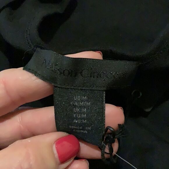 500 Maison Cinqcent Embroidered blacktop. NWT. Med - Picture 11 of 14